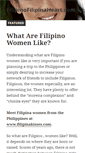 Mobile Screenshot of filipinofilipinaheart.com